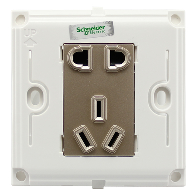 施耐德暢意系列單聯(lián)電話電腦插座 簡(jiǎn)約設(shè)計(jì)，可靠連接